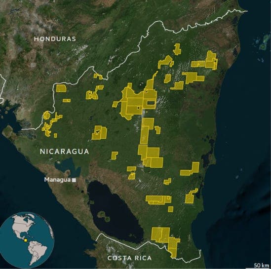 China Now Controls 11% of Nicaragua’s Gold-Rich Land