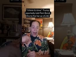 "I think it's time.": Trump used these four words to fire former US Attorney General Pam Bondi