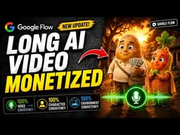 I Created a Long AI Video using Google Flow 100% Voice Consistency | Insane Results