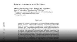 Paper page - Self-Evolving Agent Harness