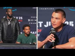OMG! Terence Crawford SHOWS UP to Support Errol Spence at Tim Tszyu Press Conference