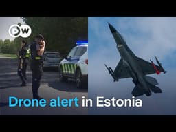 NATO jet shoots down Ukrainian drone over Estonia | DW News