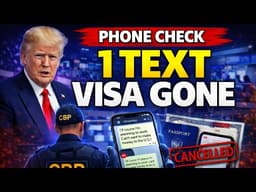 Visa Revoked for ONE Text? CBP's New Phone Search Authority 2026