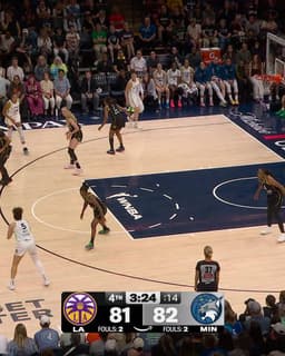 @LASparks: 🗣️ SWAT TEAM HAS COVERAGE FOR MILES! 

@cameronbrink22 x @WNBA https://t.co/CnaRrut4Tp