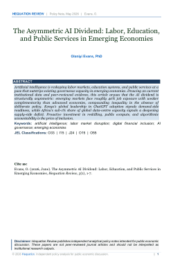 The Asymmetric AI Dividend: Labor, Education, and Public Services in ...
