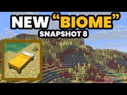 Minecraft 26.2 Snapshot 8 - NEW "Biome", Sulfur Cube Changes, Better Beds and MORE!