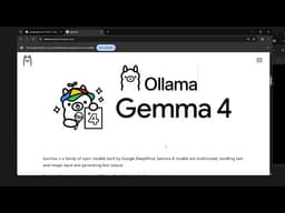 Gemma 4 E4B - How to Run on Ollama | Fully Tested Setup Guide
