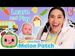 Learn and Play with Ms. Appleberry | Baby Learning | The Melon Patch - Videos for Toddlers