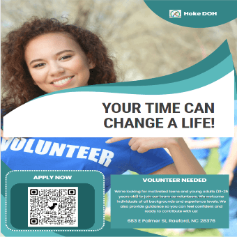 Teen and Young Adult Volunteers Needed • Hoke County, NC