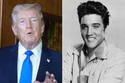 Trump asks whether he could 'take' Elvis Presley 'in a fight' during visit to Graceland