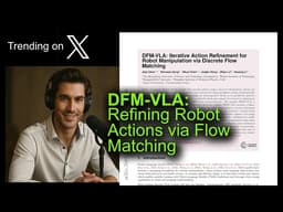 DFM-VLA: Refining Robot Actions via Flow Matching
