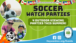 Free Outdoor World Cup Watch Parties: Giant LED Screen (Hayward)
