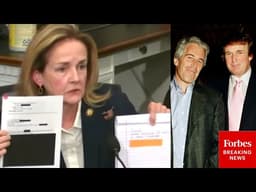 JUST IN: Dean Reads Notes From Epstein Redacted File About Trump's Relationship With Epstein