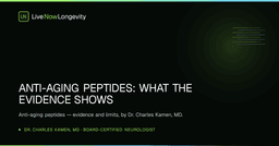 Anti-Aging Peptides: The Evidence