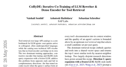 CoHyDE: Iterative Co-Training of LLM Rewriter & Dense Encoder for Tool Retrieval