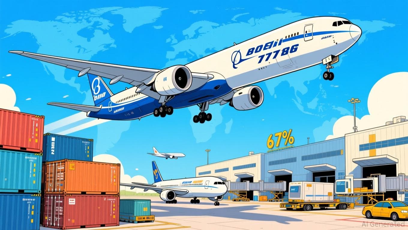 777X certification signals and widebody backlog/geopolitical scrutiny, freighter shifts