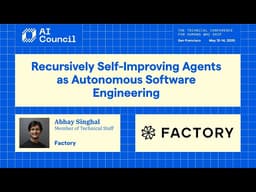 Recursively Self-Improving Agents as Autonomous Software Engineering