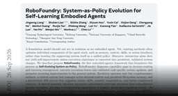 Paper page - RoboFoundry: System-as-Policy Evolution for ...