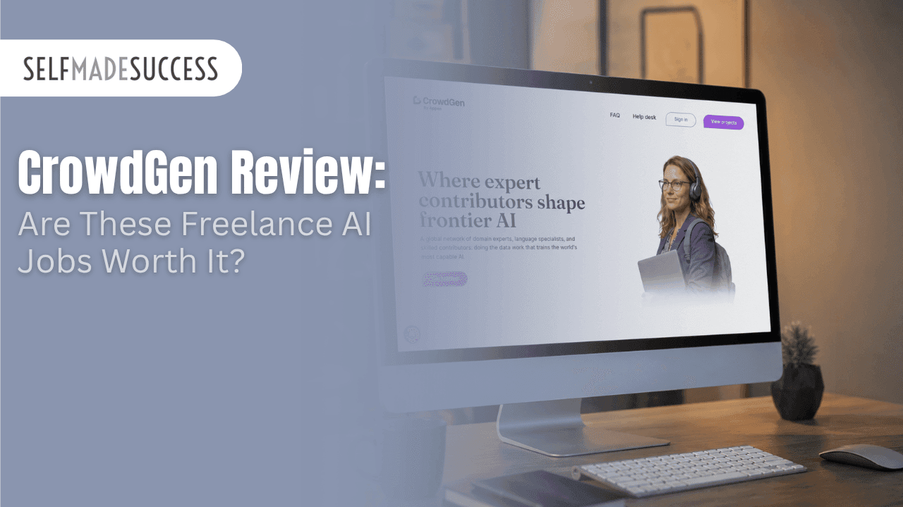 CrowdGen Review: Are These Freelance AI Jobs Worth It?