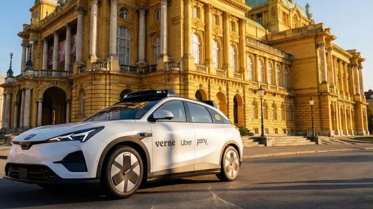Europe's first fare-charging robotaxi launched this week. In Zagreb.