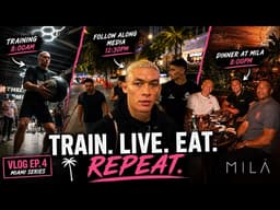 Train. Live. Repeat. in Miami (UFC 327)