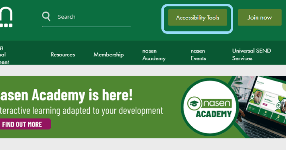 Strengthening Digital Inclusion Across Education: Launch of nasen’s New Website Accessibility Tool | Nasen