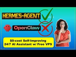 Host a 24/7 Self-Improving AI Agent for FREE! 🚀 (Hermes Agent + Oracle Cloud)