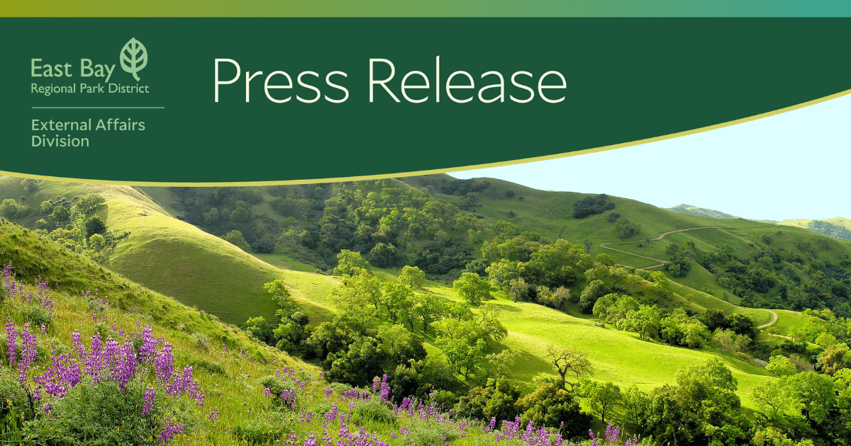 East Bay Regional Park District Applauds State Recognition of ...