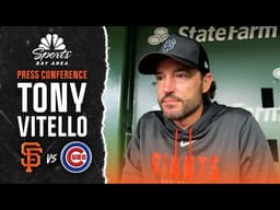 Tony Vitello assesses Giants' bullpen after roster moves ahead of Cubs series | NBC Sports Bay Area