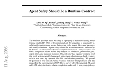 Agent Safety Should Be a Runtime Contract