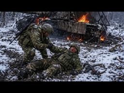 Ukraine Fpv Drones brutally Attack Russia Turtle Tank in Kostiantynivka