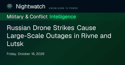 Russian Drone Strikes Cause Large Scale Outages in Rivne ...