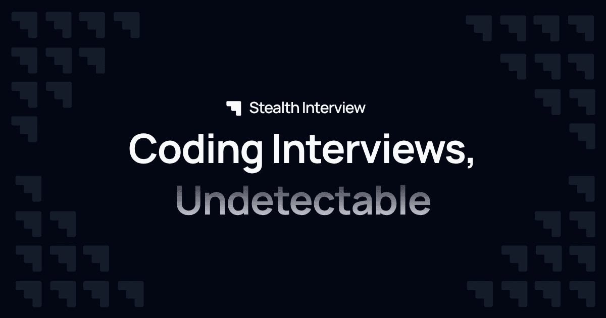 Cluely Alternative for Coding Interviews