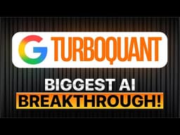 Google Just Dropped TurboQuant – The Biggest AI Breakthrough Yet!