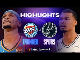 OKC Thunder vs. San Antonio Spurs: Game 4 | NBA PLAYOFF HIGHLIGHTS | NBA on NBC | 5/24/26