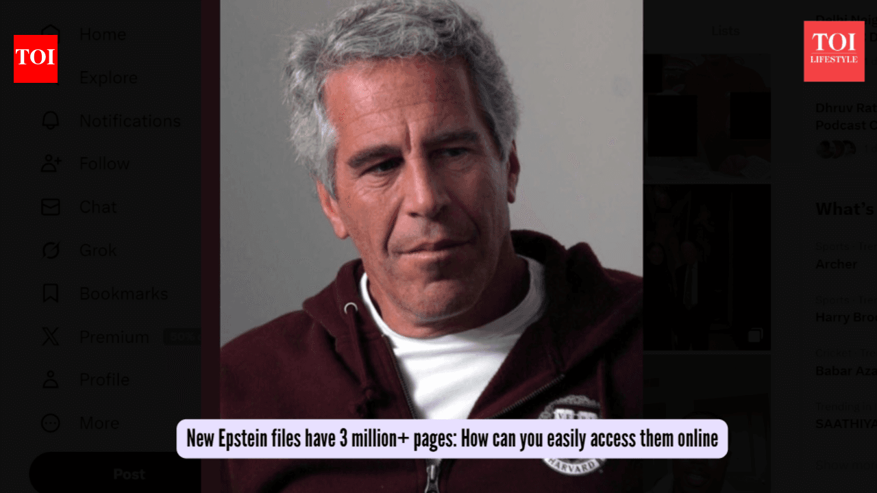 New Epstein files have 3 million+ pages: How can you easily access them online | - The Times of India