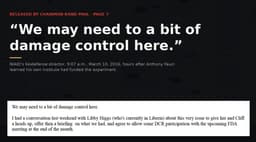 "We May Need to a Bit of Damage Control": Inside NIAID's Ebola Vaccine Crisis