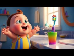 Baby Brush Clean Smile  | Brushing Teeth Song for Kids & Toddlers | Healthy Habit Learning Rhyme