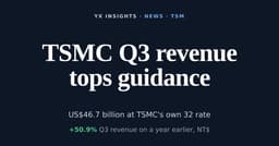 TSMC (TSM) Stock: Q3 2026 Revenue Above Guidance