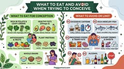 What to Eat and Avoid When Trying to Conceive (2026 Guide)