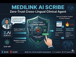 MediLink AI Scribe: Secure Clinical Orchestration with GLM 5.1 & Auth0