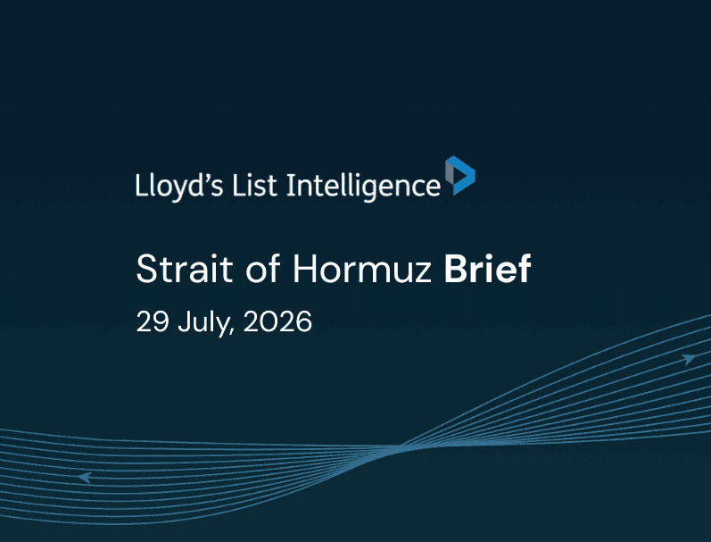 Strait of Hormuz Brief: 29 July, 2026