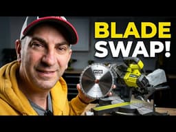 Ryobi 10” Miter Saw Blade Replacement (FAST & EASY!)