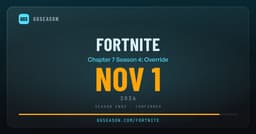 GGS ▷ Fortnite Ch7 S4 Ends Nov 1 | Countdown