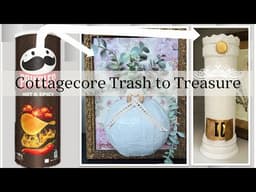 Trash to Treasure French Country DIYs | 2 Cottagecore Home Decor Crafts Using Pringles Tubes
