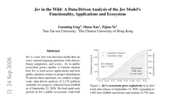 Jev in the Wild: A Data-Driven Analysis of the Jev Model's Functionality, Applications and Ecosystem