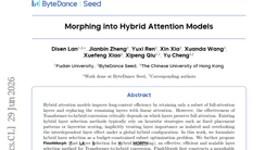 Morphing into Hybrid Attention Models