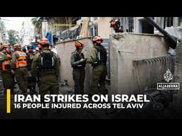 At least 16 injured across Tel Aviv following barrage of Iranian missiles