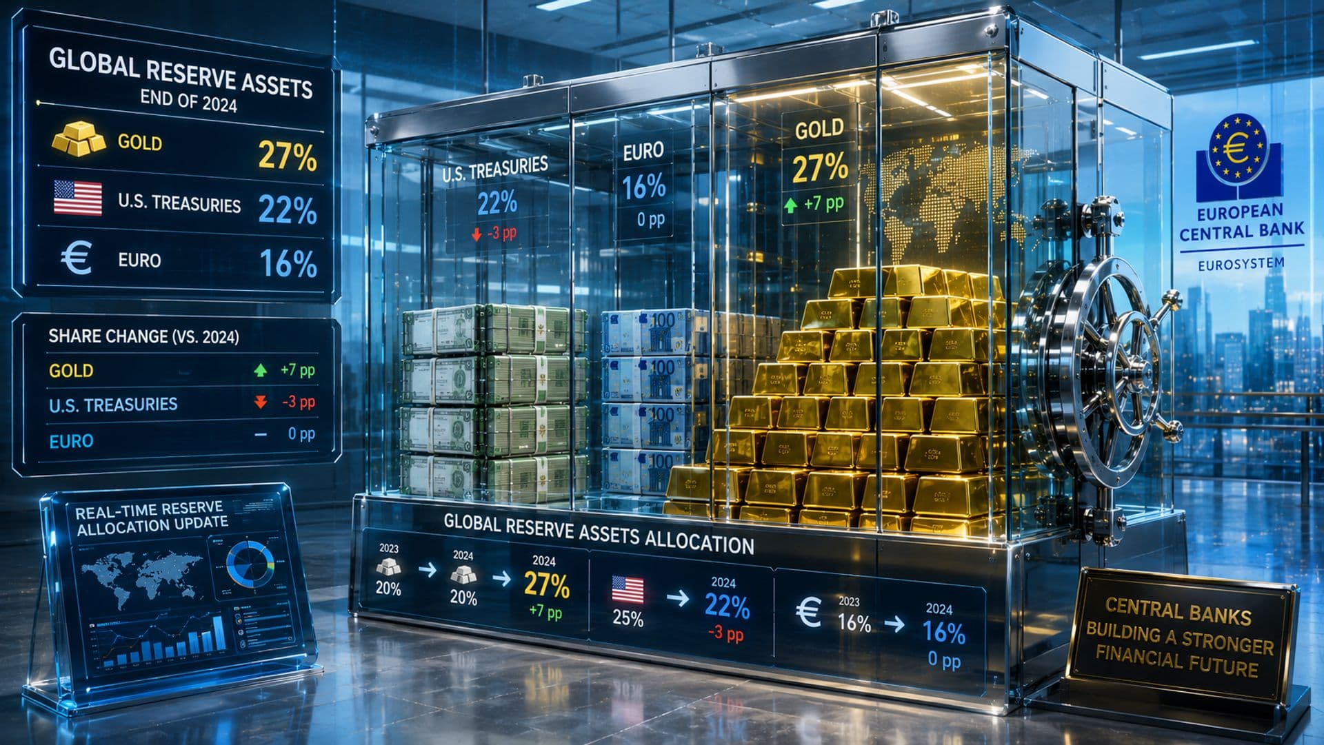 Central banks see gold as the reserve asset of choice - ECB report