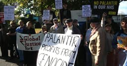 York Hospital protesters call for NHS to end Palantir deal